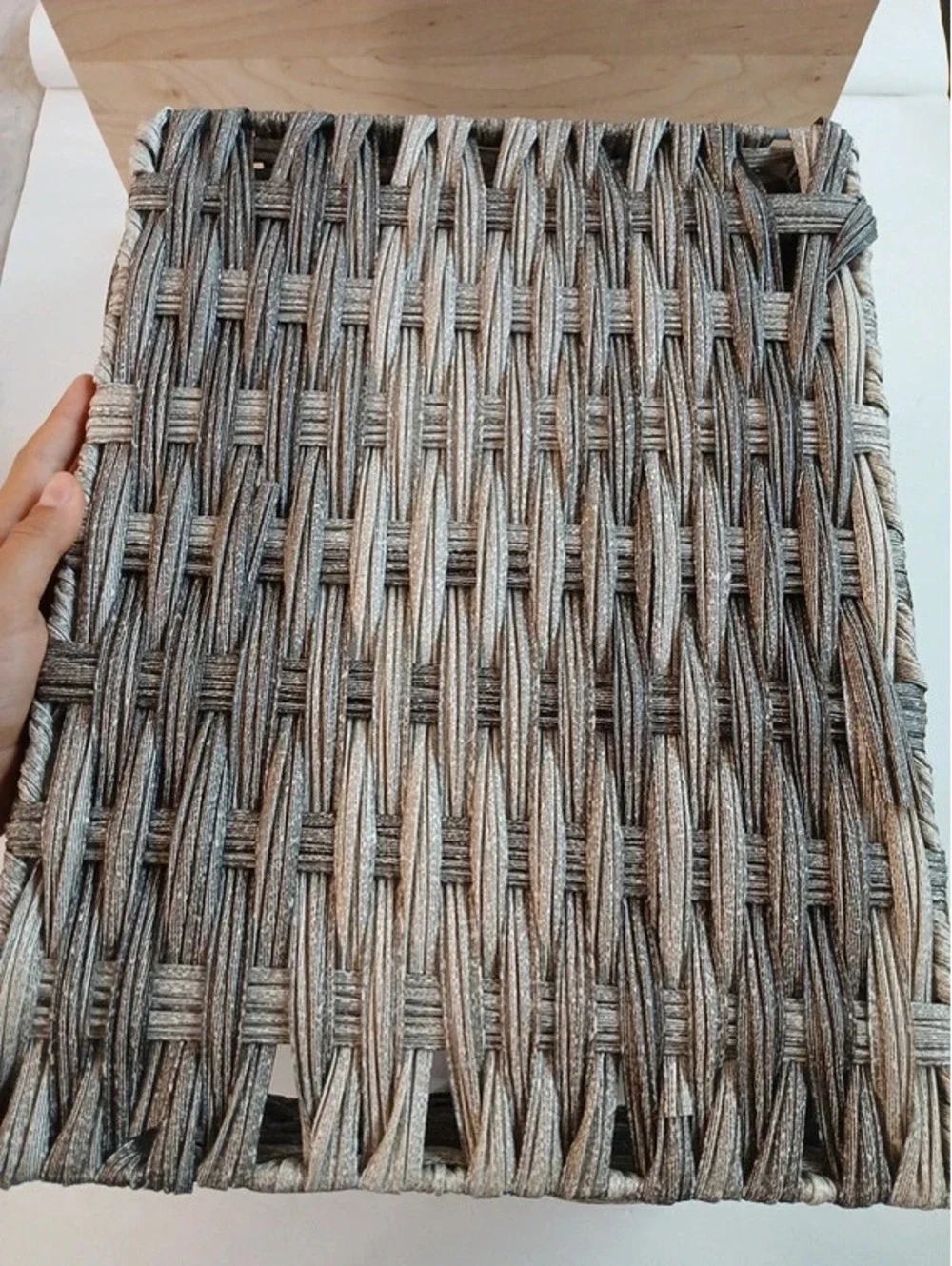 Large 15×11 gray basket